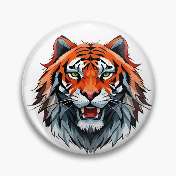Item preview, Tiger in Watercolor Style 3 designed and sold by ai2art.