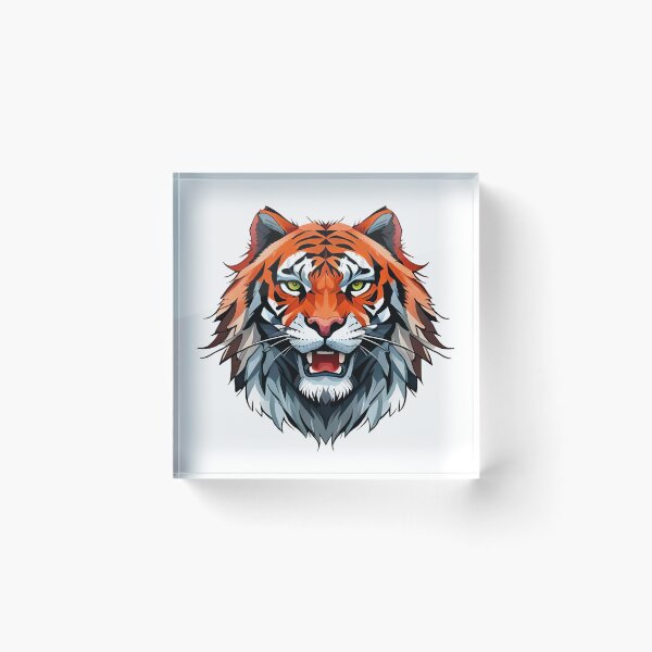 Item preview, Tiger in Watercolor Style 3 designed and sold by ai2art.