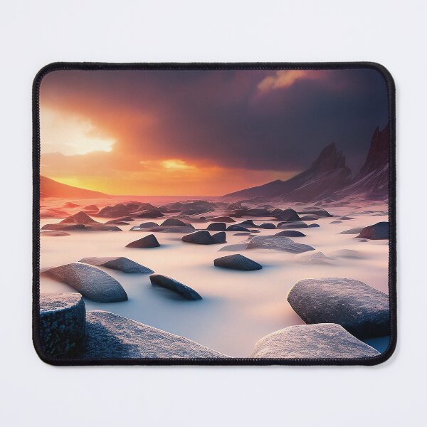 Item preview, clouds fall on lake designed and sold by basitcv.
