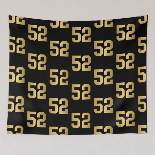 Item preview, Golden Number 52 - Sports Numbers  designed and sold by NECHSTORE.