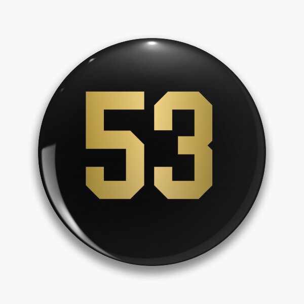 Item preview, Golden Number 53 - Sports Numbers  designed and sold by NECHSTORE.