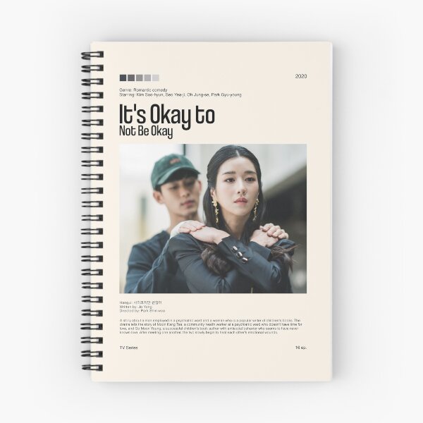 Artikelvorschau, Es ist in Ordnung, nicht in Ordnung zu sein, Kdrama (2020) entworfen und verkauft von PinkandP.