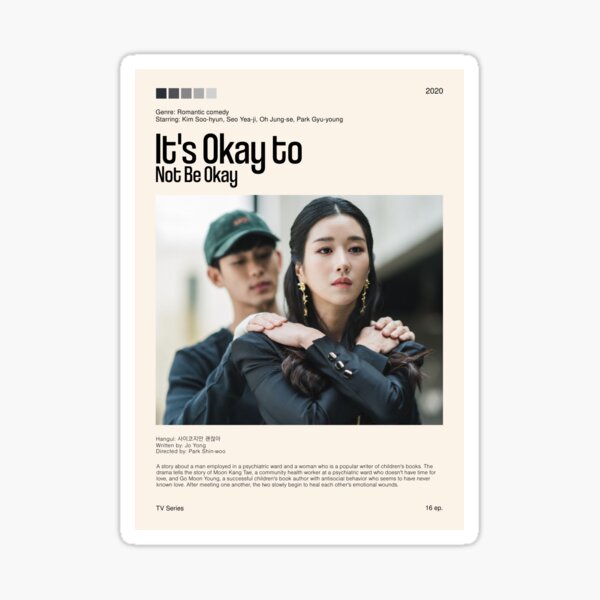 Artikel-Vorschau von Es ist in Ordnung, nicht in Ordnung zu sein, Kdrama (2020), designt und verkauft von PinkandP.