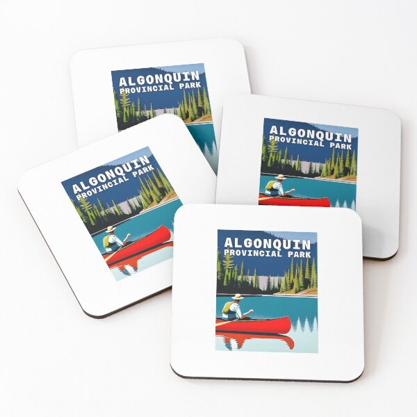 Item preview, Canoe in Algonquin Provincial Park Travel Poster designed and sold by kbracey-meraki.