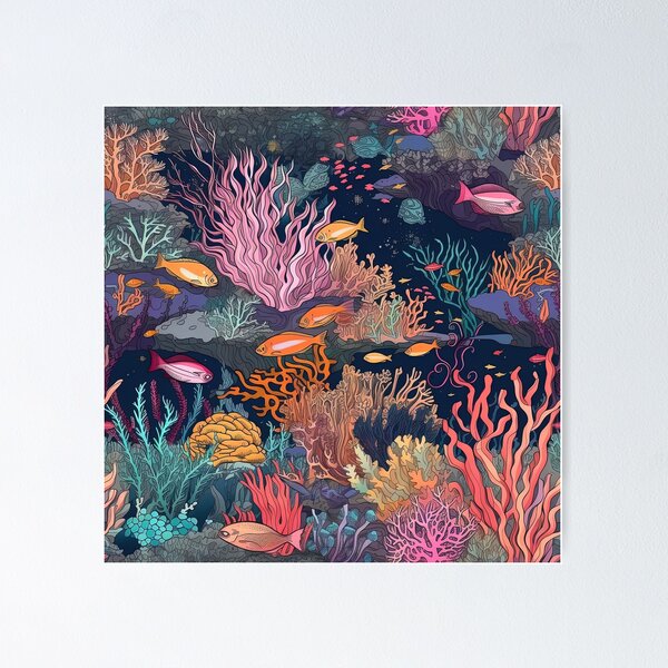 Item preview, Coral Reef 03 designed and sold by todayisteeday.
