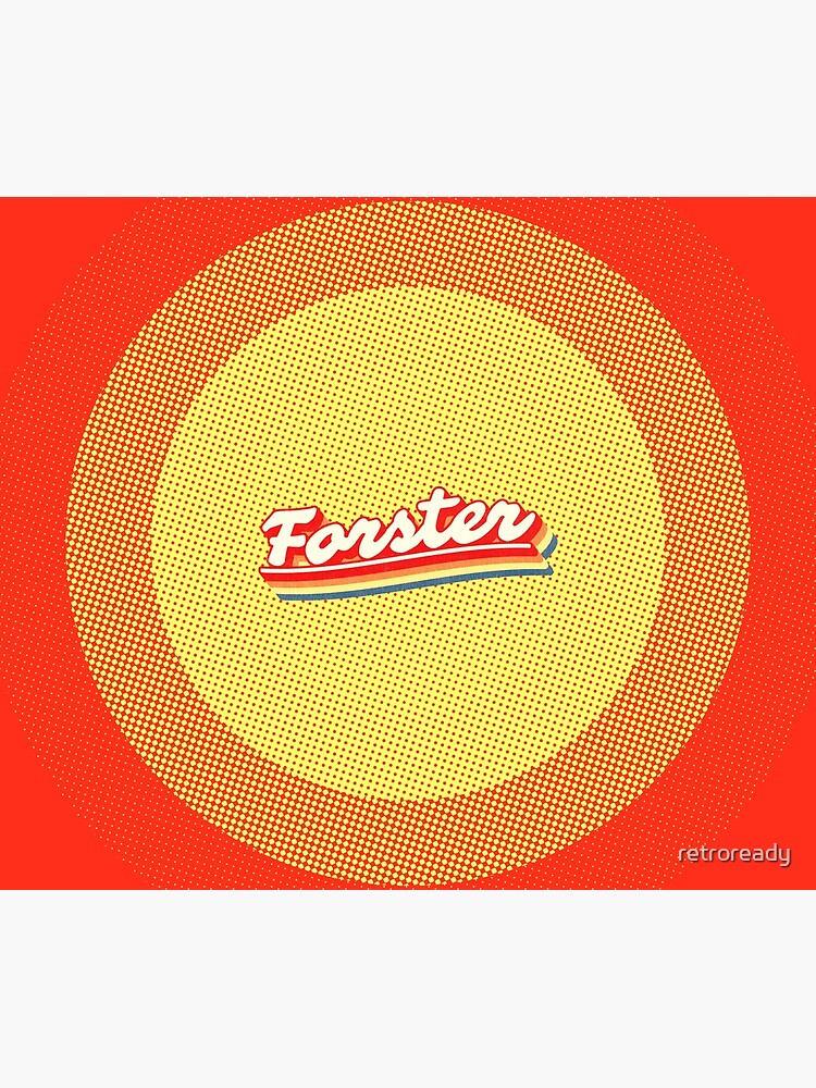 "Forster, NSW Retro Rainbow" Poster by retroready Redbubble