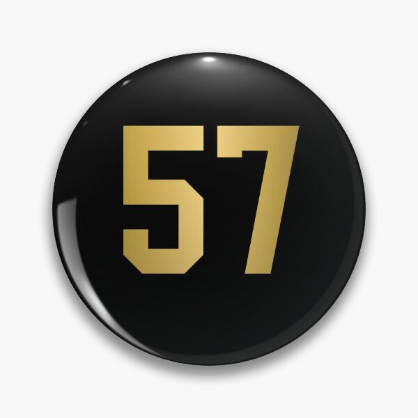 Item preview, Golden Number 57 - Sports Numbers  designed and sold by NECHSTORE.