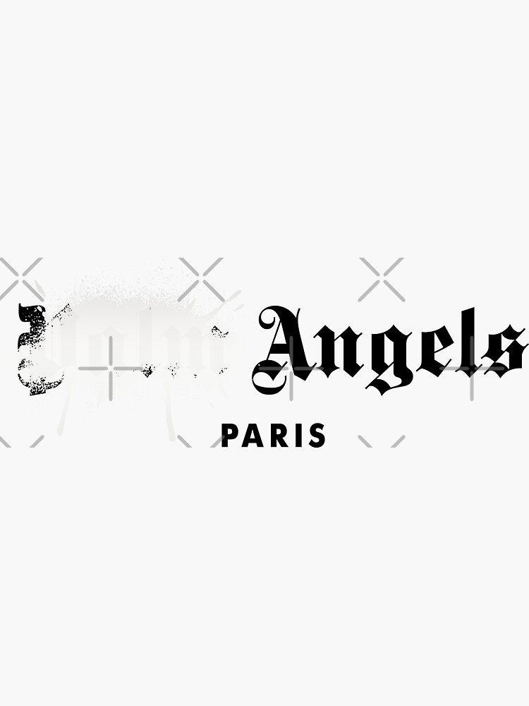 Palm Angels Paris Black Sprayed Collection Sticker by Xbeatz