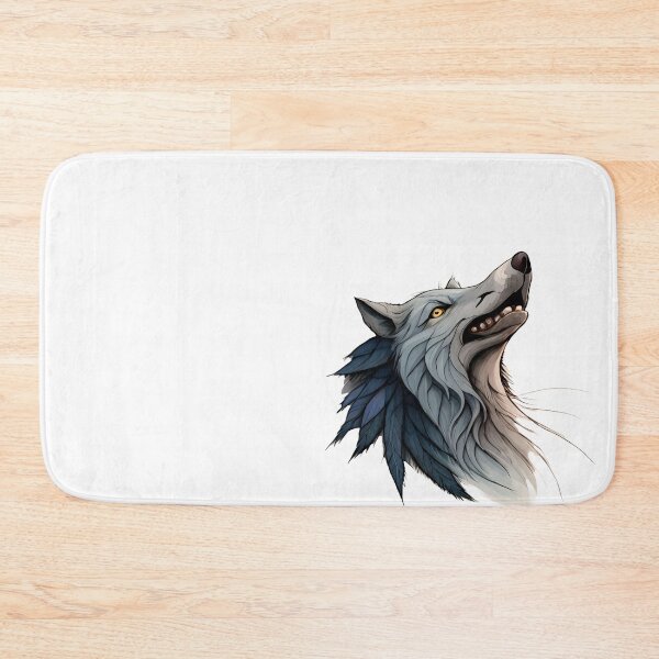 Item preview, Wolf Art With Watercolor 4 designed and sold by ai2art.