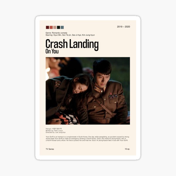 Artikel-Vorschau von Bruchlandung auf dir, Kdrama (2019-2020), designt und verkauft von PinkandP.