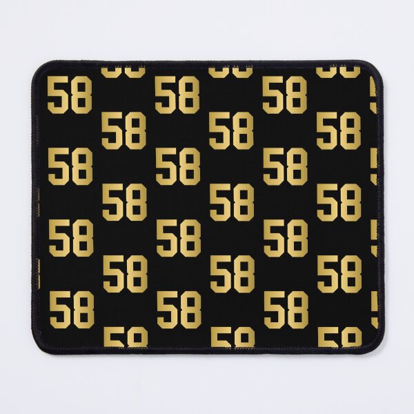 Item preview, Golden Number 58 - Sports Numbers designed and sold by NECHSTORE.