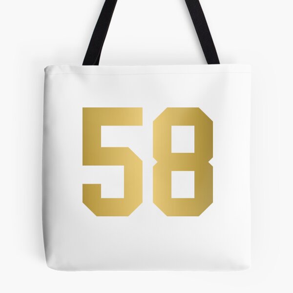 Item preview, Golden Number 58 - Sports Numbers  designed and sold by NECHSTORE.