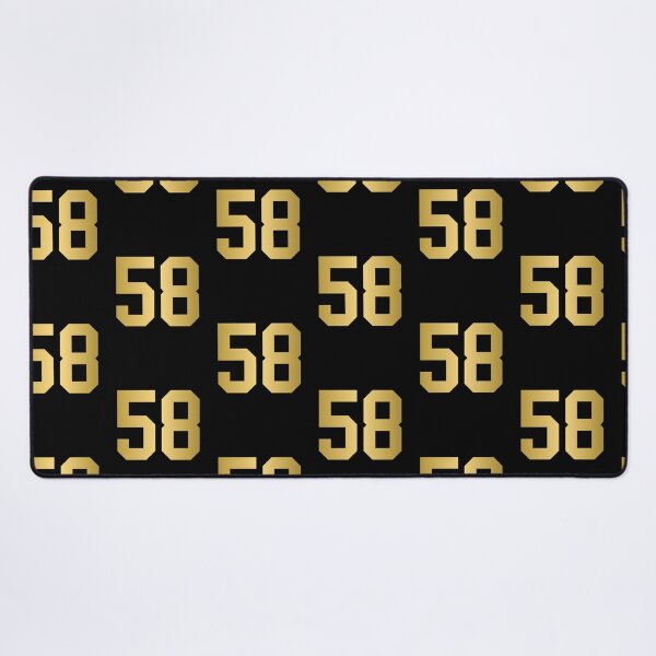 Item preview, Golden Number 58 - Sports Numbers designed and sold by NECHSTORE.