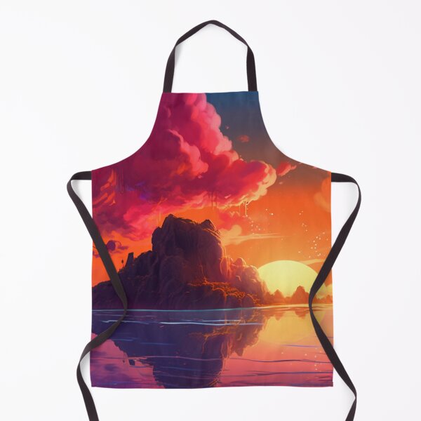 Item preview, Landscape - Mountains and Clouds Reflected into an Alien Lake designed and sold by shakespeare1212.