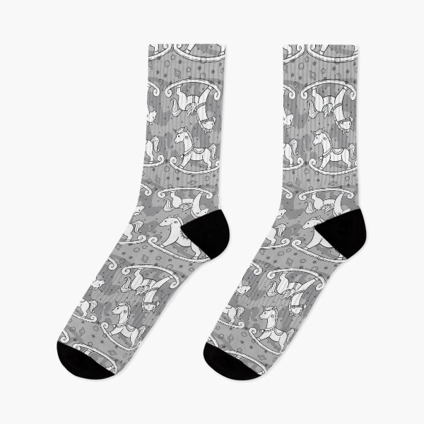 Item preview, Cute and Adorable Rocking Horse Seamless Pattern Design designed and sold by ZaryaKiqo.