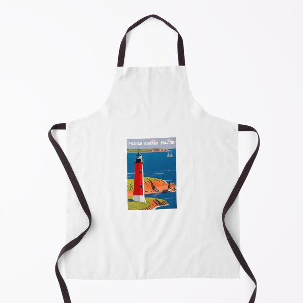 Item preview, Lighthouse on Prince Edward Island Vintage Travel Poster designed and sold by kbracey-meraki.
