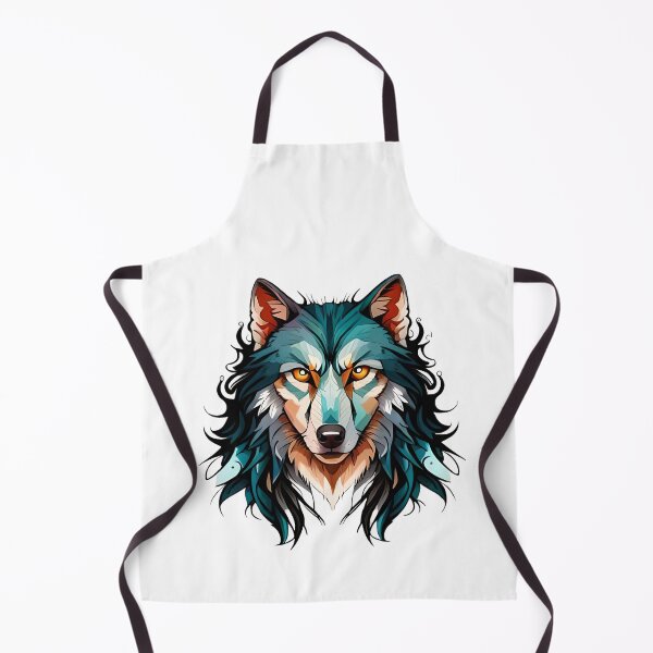 Item preview, Wolf Art With Watercolor 5 designed and sold by ai2art.