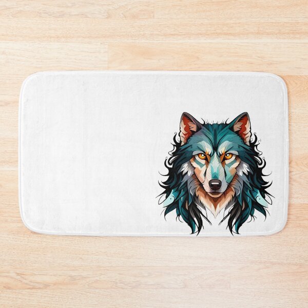 Item preview, Wolf Art With Watercolor 5 designed and sold by ai2art.
