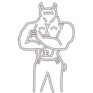 Buff Bunny Sticker for Sale by MrWald0