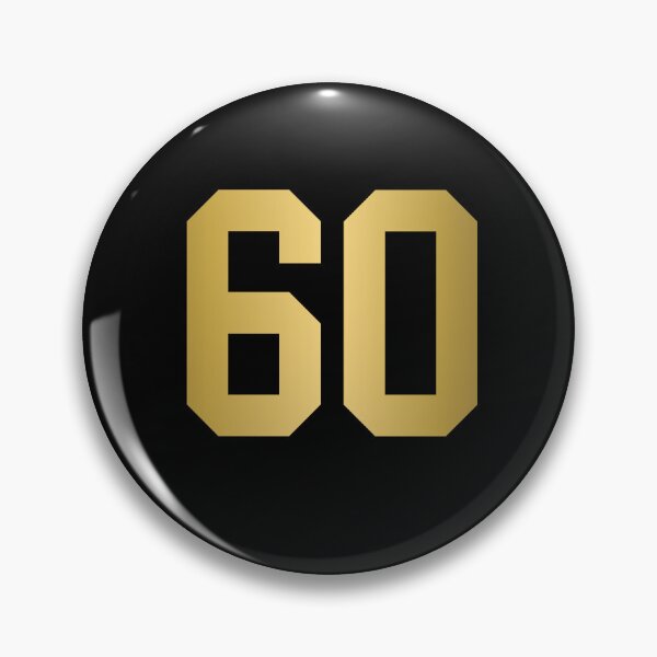 Item preview, Golden Number 60 - Sports Numbers  designed and sold by NECHSTORE.