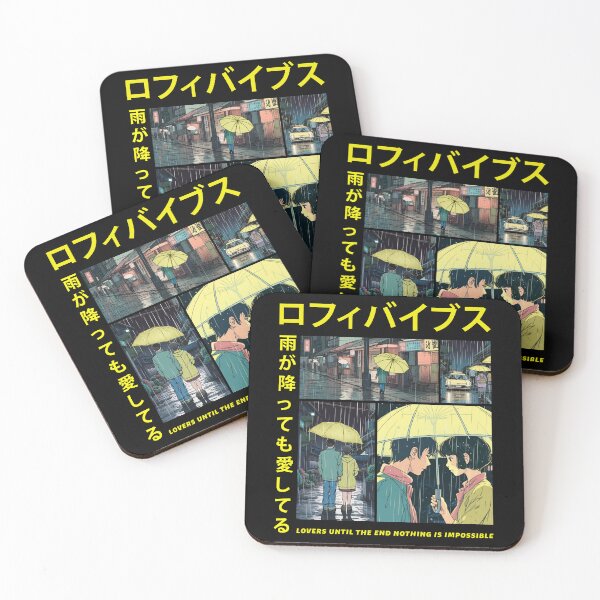 Item preview, Lofi Lovers Anime Japanese Manga Comic Strip designed and sold by SamuraiSwords.