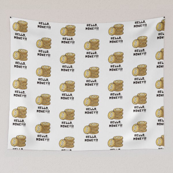 Item preview, Hello Money! Funny Bitcoin designed and sold by mkzmerch.