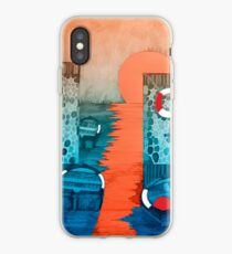 Sun Falling into the Sea iPhone Case