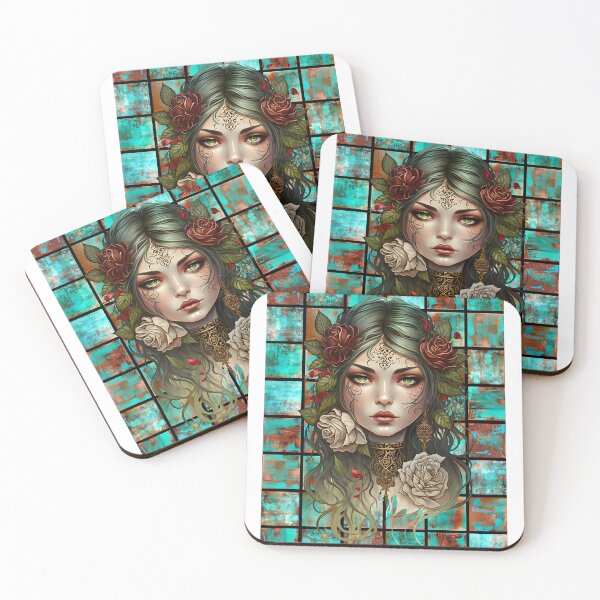 Item preview, Copper Patina Boho Gothic Girl 2 designed and sold by Jenson Major.