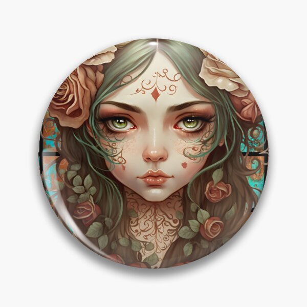 Item preview, Copper Patina Boho Gothic Girl 6 designed and sold by Jenson Major.