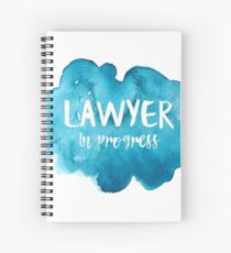 Lawyer in Progress Spiral Notebook