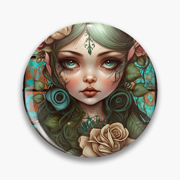 Item preview, Copper Patina Boho Gothic Girl 7 designed and sold by Jenson Major.