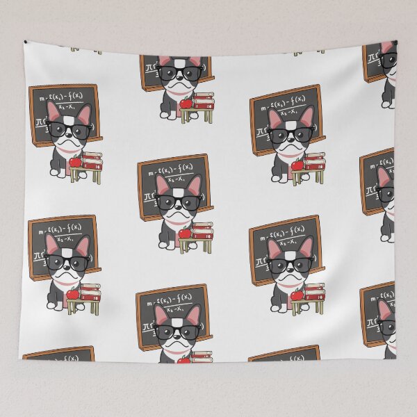Item preview, Funny French bulldog is teaching designed and sold by Pet Station.