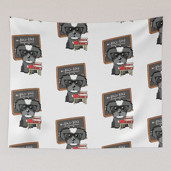 Item preview, Funny Schnauzer is teaching designed and sold by Pet Station.