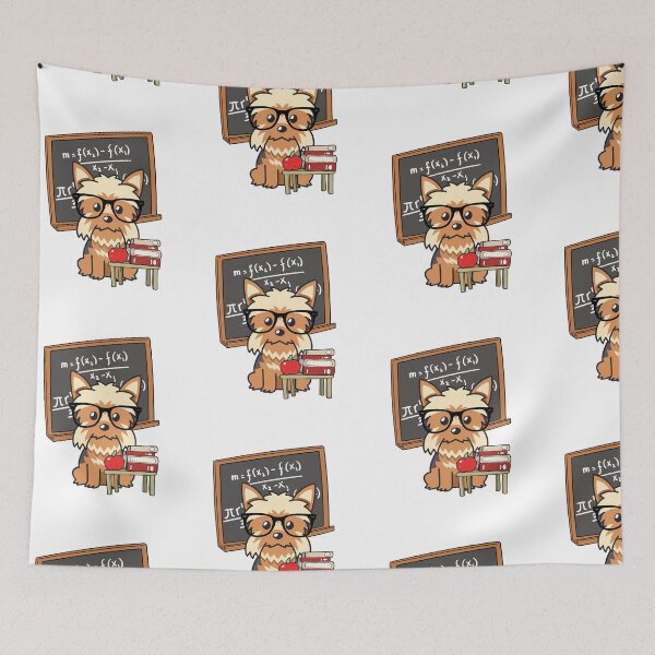 Item preview, Funny Yorkshire Terrier is teaching designed and sold by Pet Station.