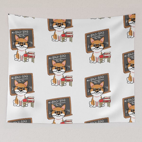 Item preview, Funny Orange dog is teaching designed and sold by Pet Station.