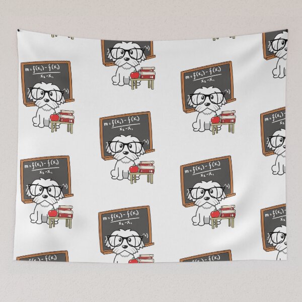 Item preview, Funny White dog is teaching designed and sold by Pet Station.