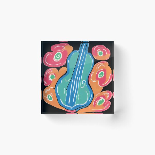 Item preview, flower cello designed and sold by piesdesignart.