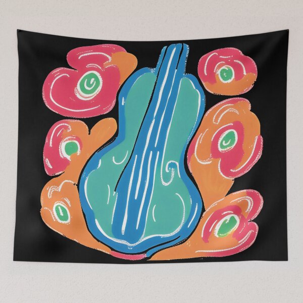 Item preview, flower cello designed and sold by piesdesignart.