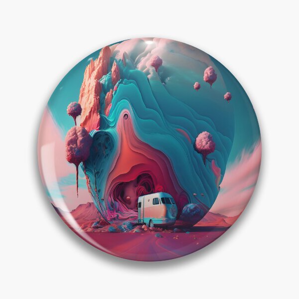 Item preview, A camper in a surreal world designed and sold by Cr-AI-tive.