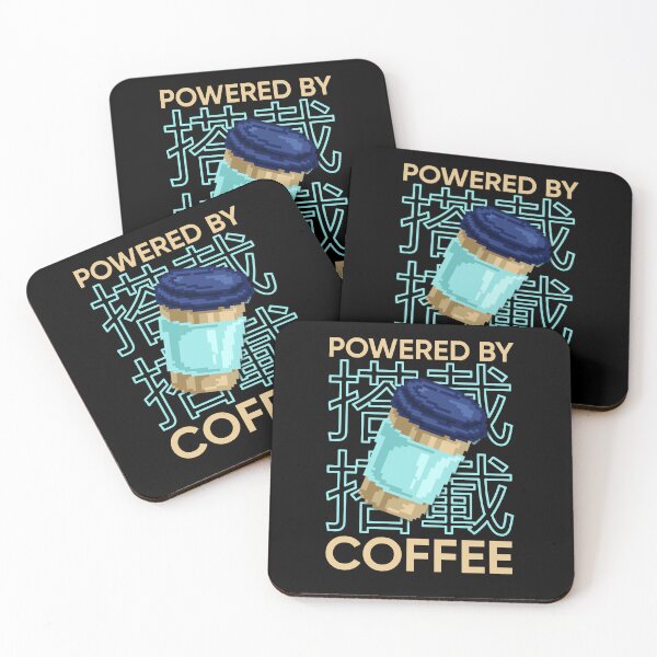 Item preview, Powered By Coffee Blue Edition designed and sold by PingyFlower.