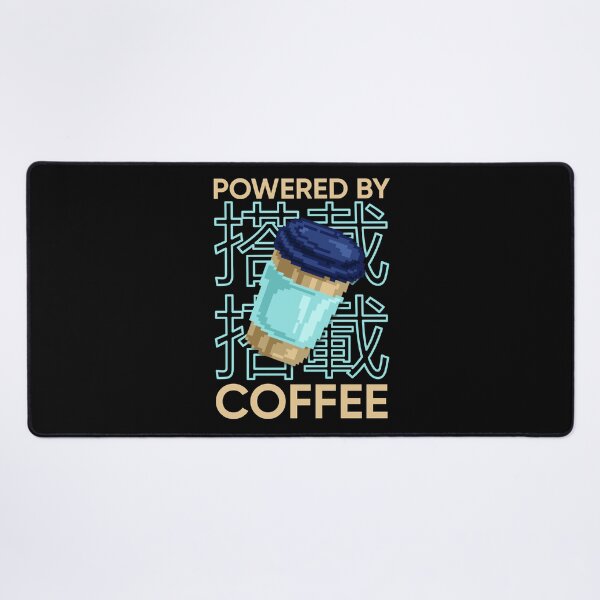 Item preview, Powered By Coffee Blue Edition designed and sold by PingyFlower.