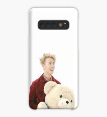 Donghae Flower Crown Teddybär Hülle & Klebefolie für Samsung Galaxy