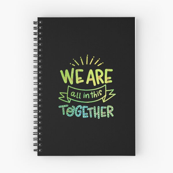 Item preview, We are all in this together | teamwork quote | teamwork quotes designed and sold by DesignsCornerCo.