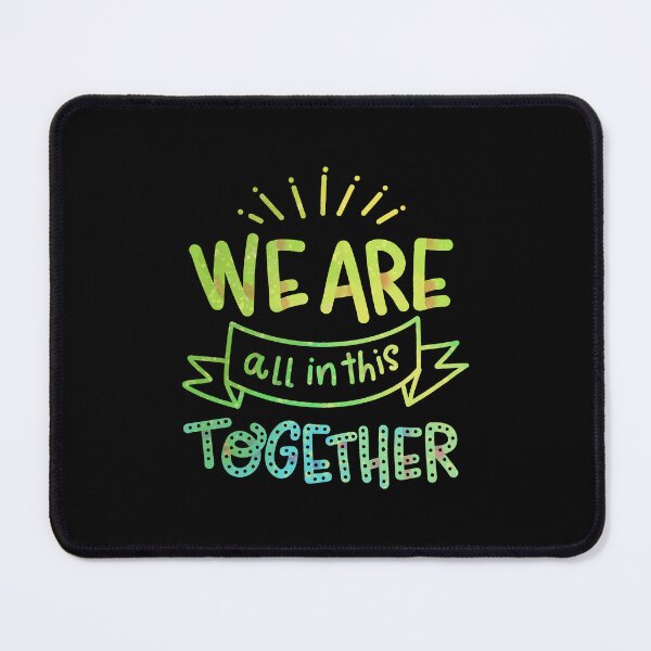 Item preview, We are all in this together | teamwork quote | teamwork quotes designed and sold by DesignsCornerCo.
