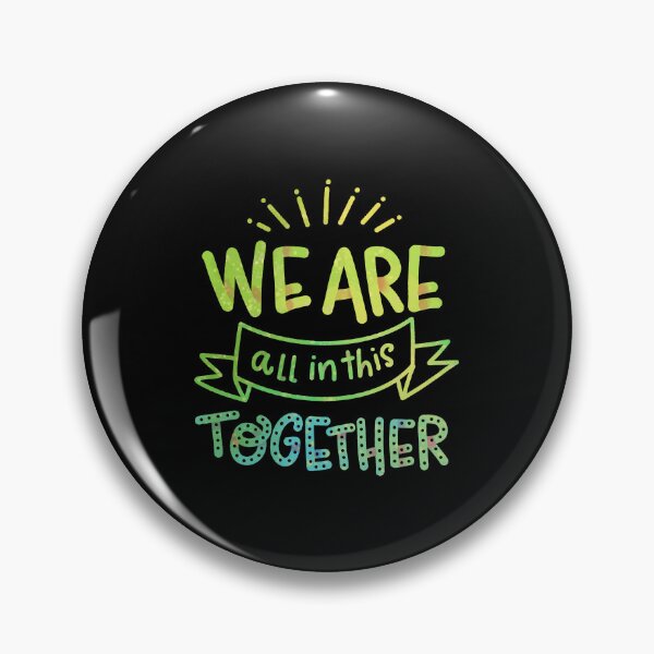 Item preview, We are all in this together | teamwork quote | teamwork quotes designed and sold by DesignsCornerCo.