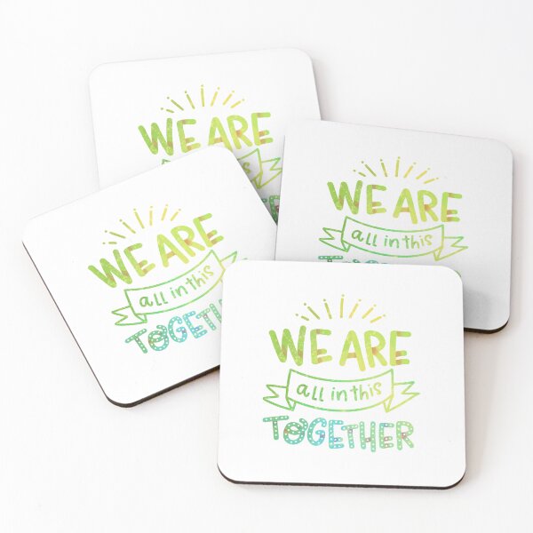 Item preview, We are all in this together | teamwork quote | teamwork quotes designed and sold by DesignsCornerCo.
