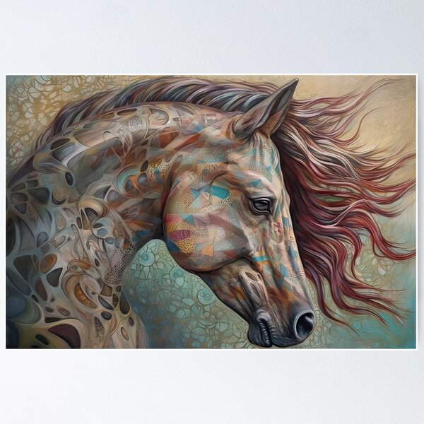 Horse. Sacred Animals. Artwork #16 Poster