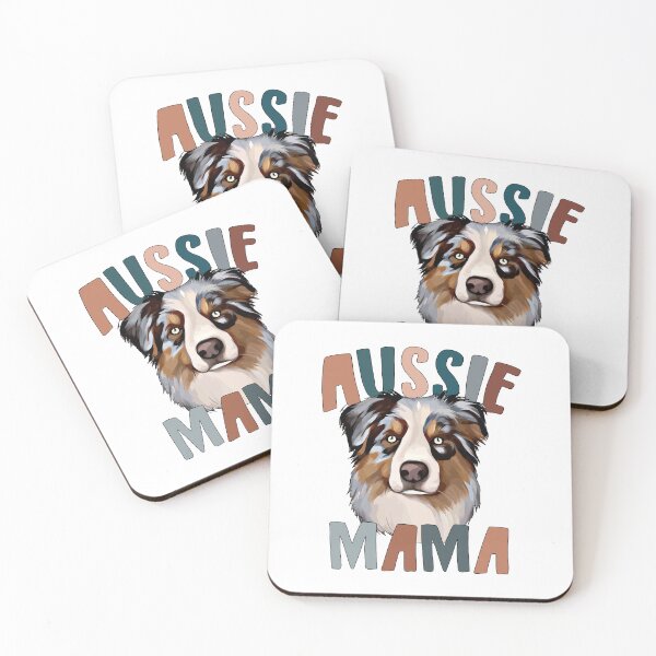 Item preview, Aussie Mama, Australian Shepherd Mom designed and sold by printify.