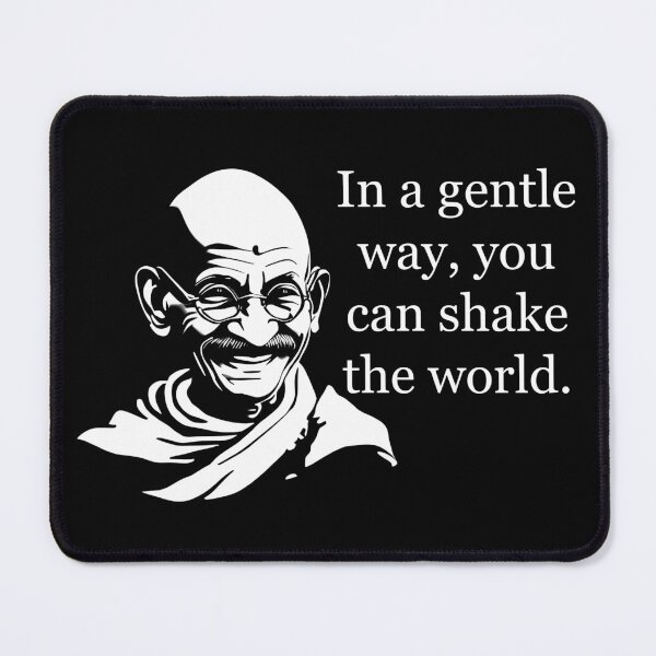 Item preview, Gandhi: In a gentle way, you can shake the world designed and sold by JoanNinjaHen.