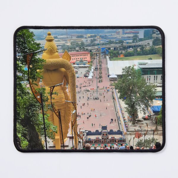Item preview, Lord Murugan in backside at staris from Batu Caves designed and sold by kall3bu.